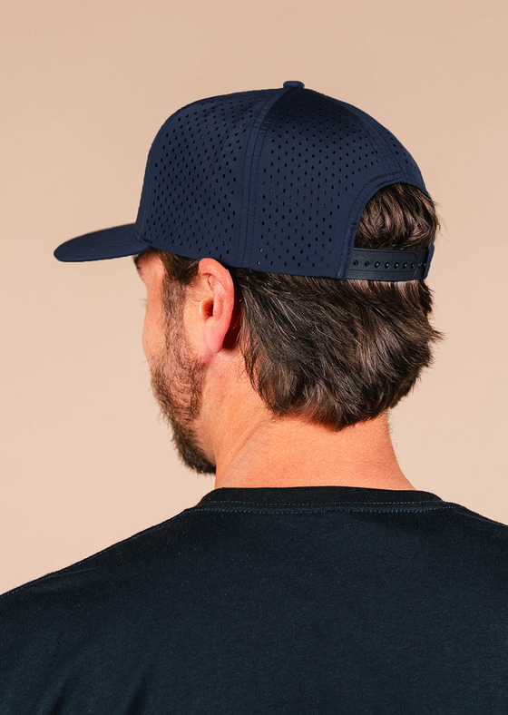 Curved Snapback Hat First Responders | Navy Blue