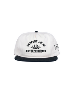  Snapback Hat Support Local Entreprenuers | Natural & Black