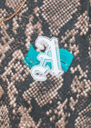 Men's Boxy Crew Neck Reptile Ring | Snakeskin  - State Forty Eight