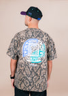 Men's Boxy Crew Neck Reptile Ring | Snakeskin  - State Forty Eight