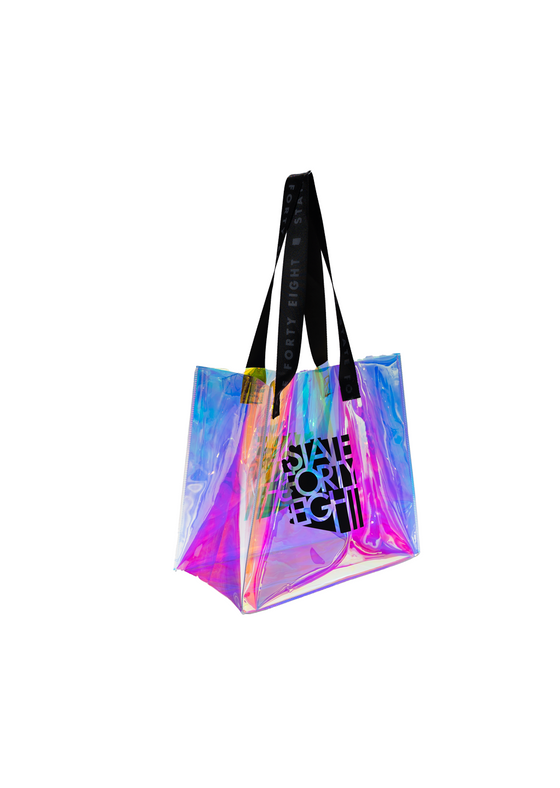 Clear Iridescent Bag