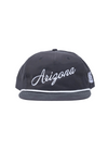 Snapback Hat Arizona | Charcoal & White