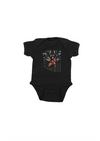 Infant Onesie Copper Flag | Black