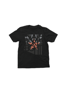  Youth Crew Neck Copper Flag | Black