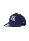 Snapback Performance Hat d.hudson | Navy Blue & White