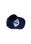 Snapback Performance Hat d.hudson | Navy Blue & White