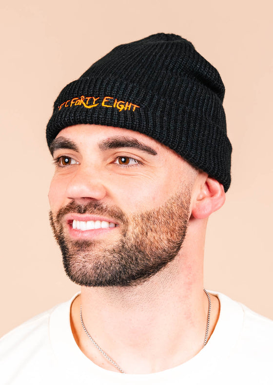 Cable Beanie Gradient Canyon | Black