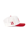 Snapback Hat Cactus Crush | White & Red