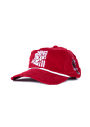 Snapback Rope Hat Cardinal | Red & White 