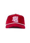 Snapback Rope Hat Cardinal | Red & White 
