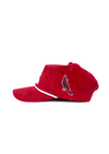 Snapback Rope Hat Cardinal | Red & White 