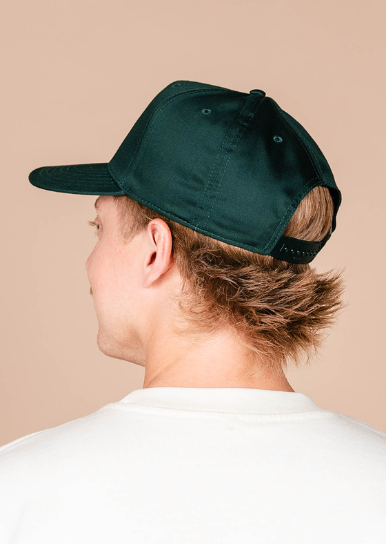 Curved Snapback Hat State Of Mind | Dark Green