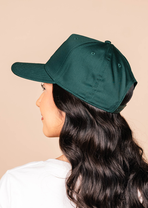 Curved Snapback Hat State Of Mind | Dark Green