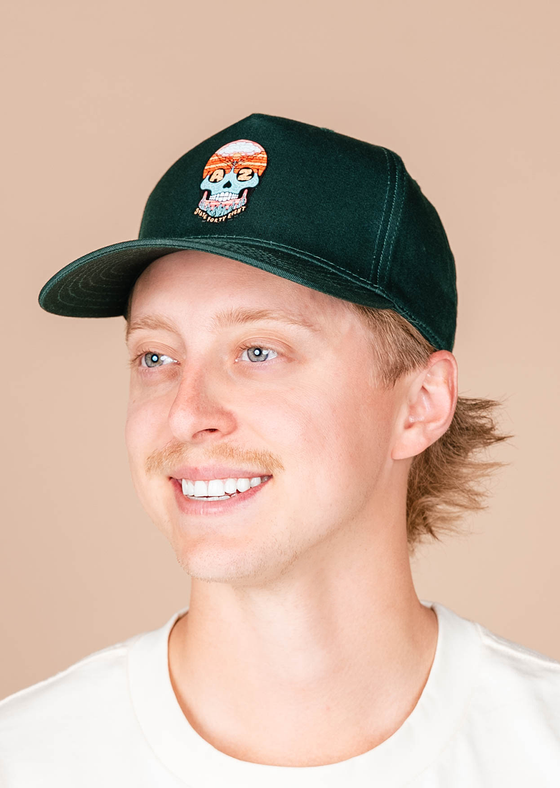Curved Snapback Hat State Of Mind | Dark Green