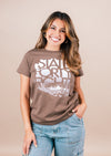 Women's Crew Neck Desert Dissolve | Walnut