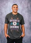 Men's Crew Neck 2001 World Champs | Faded Black