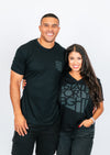 Men's Tri-Blend Crew Neck Classic | Black & Black  