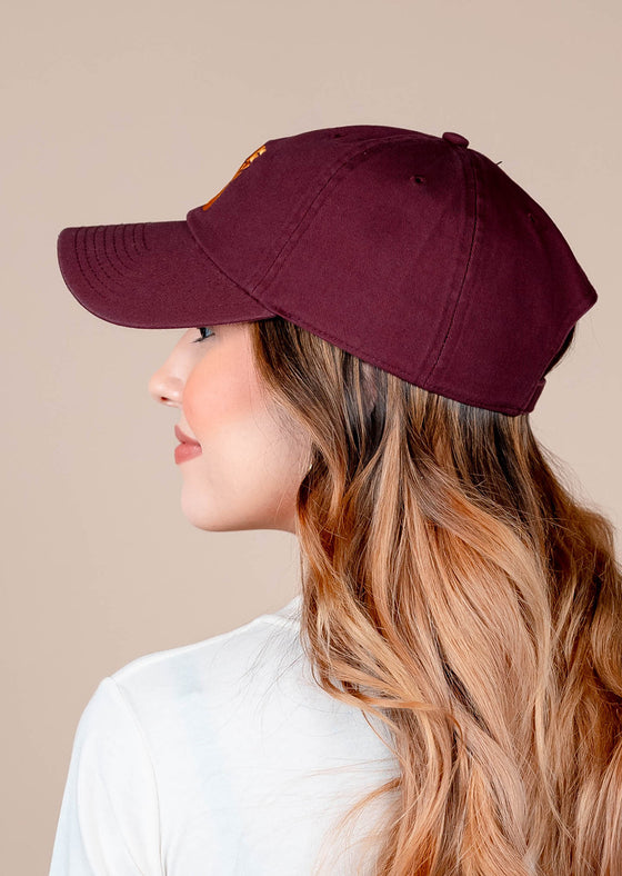 Dad Hat Classic | Maroon &amp; Gold