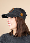 Dad Hat Hoopin' In The 48 | Faded Black - State Forty Eight