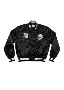  Bomber Jacket “Locals Only” | Black & White