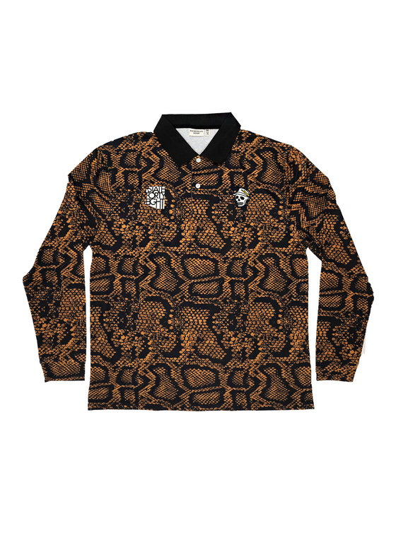 Men’s Long Sleeve Polo “Locals Only” | Rattlesnake