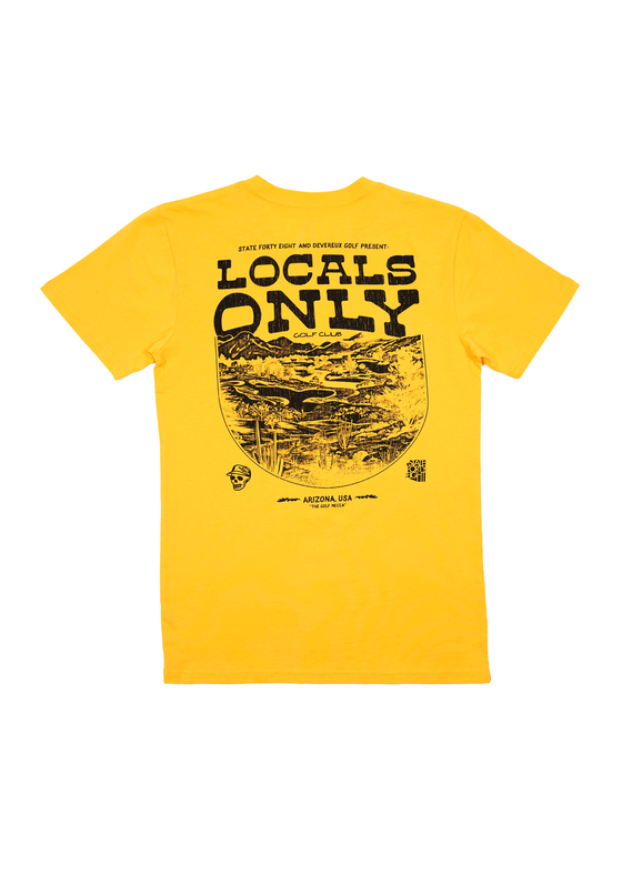 Men’s Crew Neck “Locals Only” | Sunset