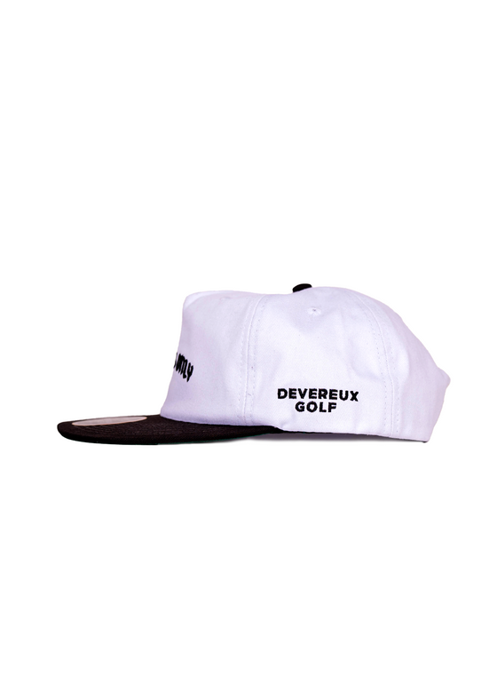 Snapback Hat “Locals Only” | White & Black