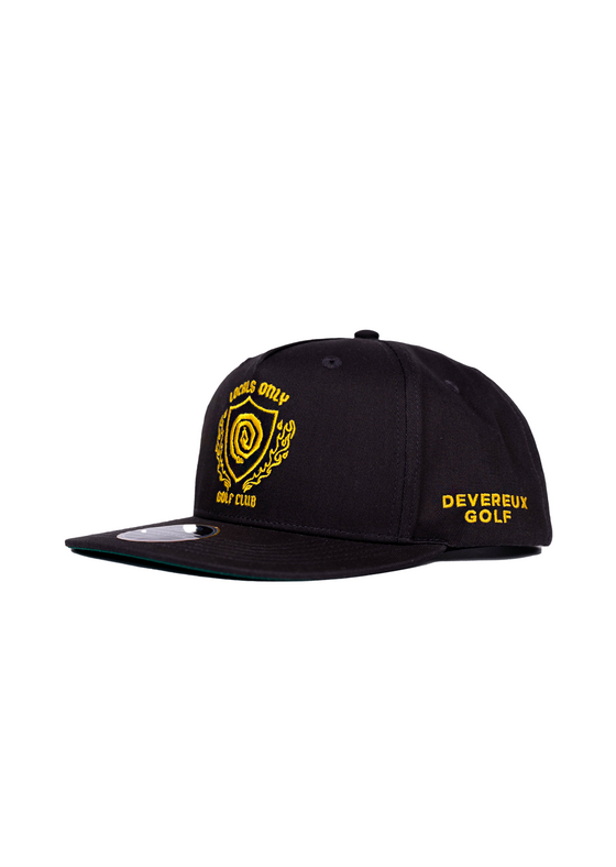 Snapback Hat “Locals Only | Black & Yellow