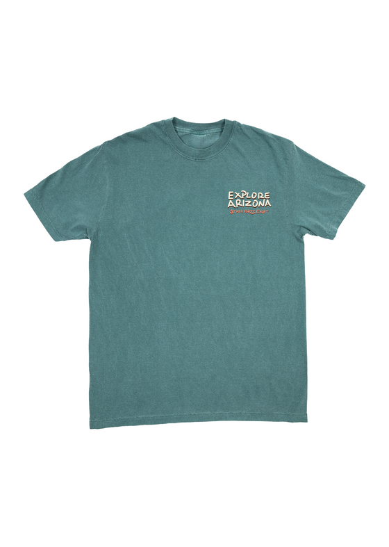 Men's Heavy Crew Neck Explore Arizona | Blue Spruce 