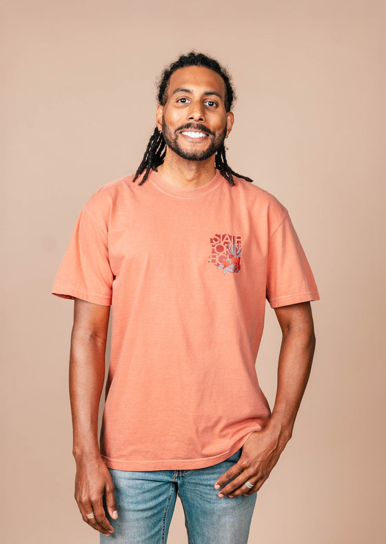 Men’s Crew Neck Feel The Heat | Terracotta