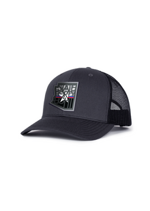  Snapback Trucker Hat First Responders | Charcoal