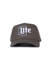 Frame Snapback Hat Miller Lite | Walnut