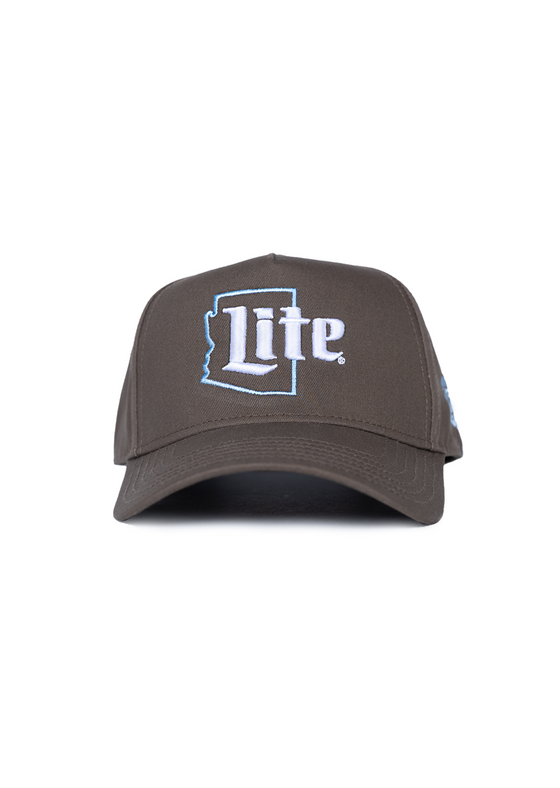 Frame Snapback Hat Miller Lite | Walnut