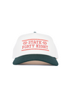 Frame Cap WADC November | Dark Green & Natrual  - State Forty Eight