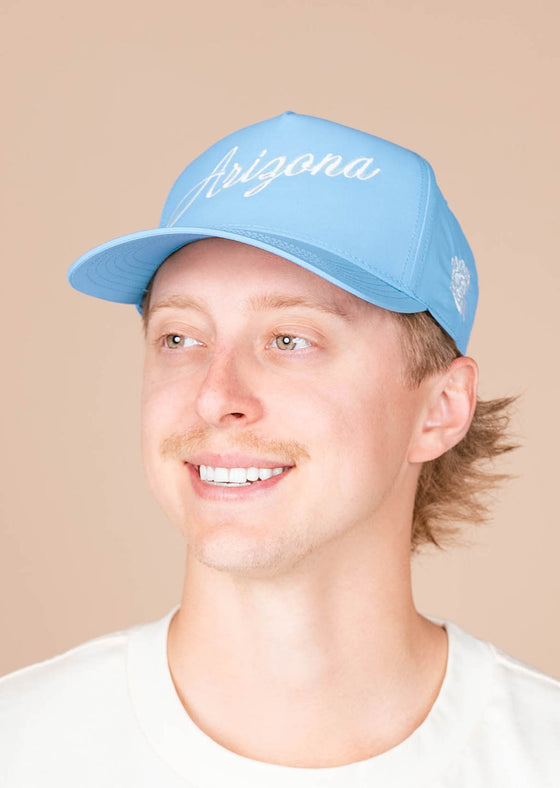 Frame Snapback Hat Arizona | Carolina Blue