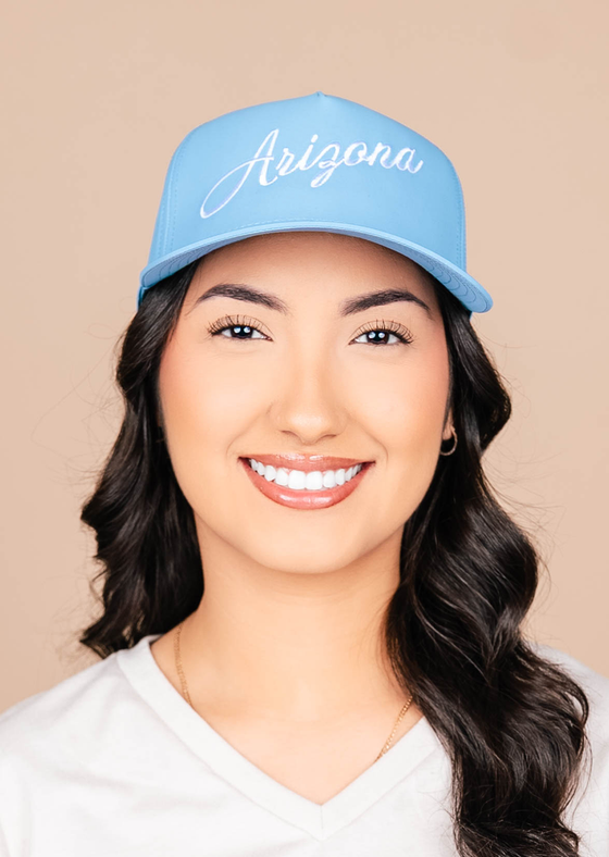 Frame Snapback Hat Arizona | Carolina Blue