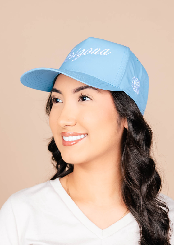 Frame Snapback Hat Arizona Carolina Blue State Forty Eight