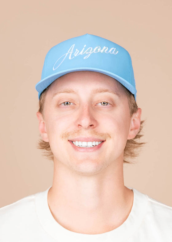 Frame Snapback Hat Arizona | Carolina Blue