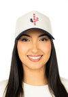 Frame Snapback Hat Cactus Crush USA | Natural & Midnight  