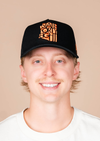 Frame Snapback Hat Classic | Black & Copper