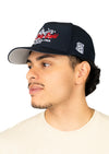 Frame Snapback Hat Raised to Run Free | Navy