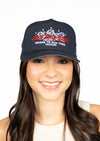 Frame Snapback Hat Raised to Run Free | Navy