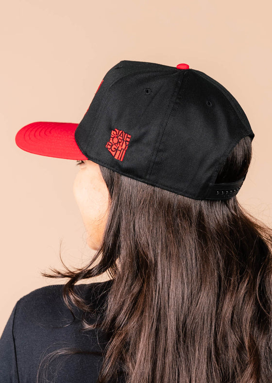 Frame Snapback Hat SFE Loyal | Red & Black
