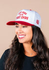 Frame Snapback Hat SFE Tight Ends | Red & White