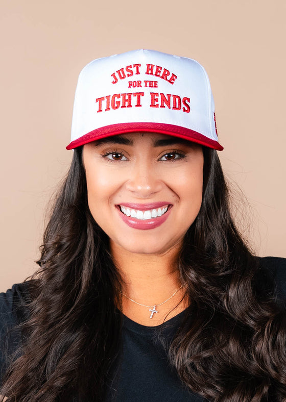 Frame Snapback Hat SFE Tight Ends | Red & White