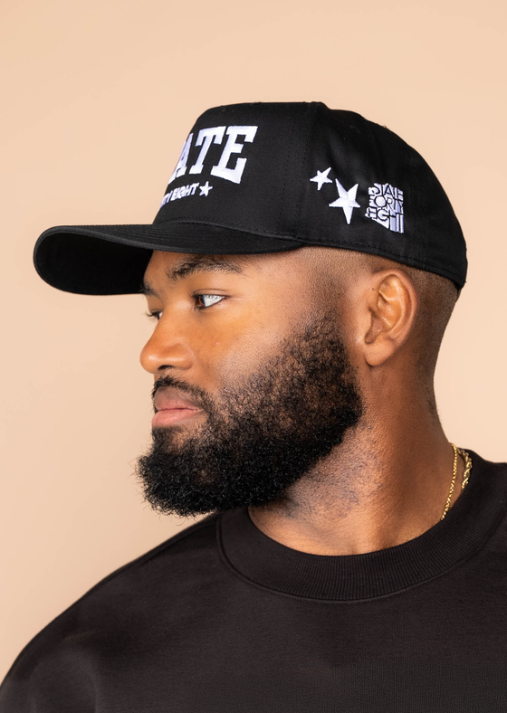 Frame Snapback Outpost Hat | Black & White 