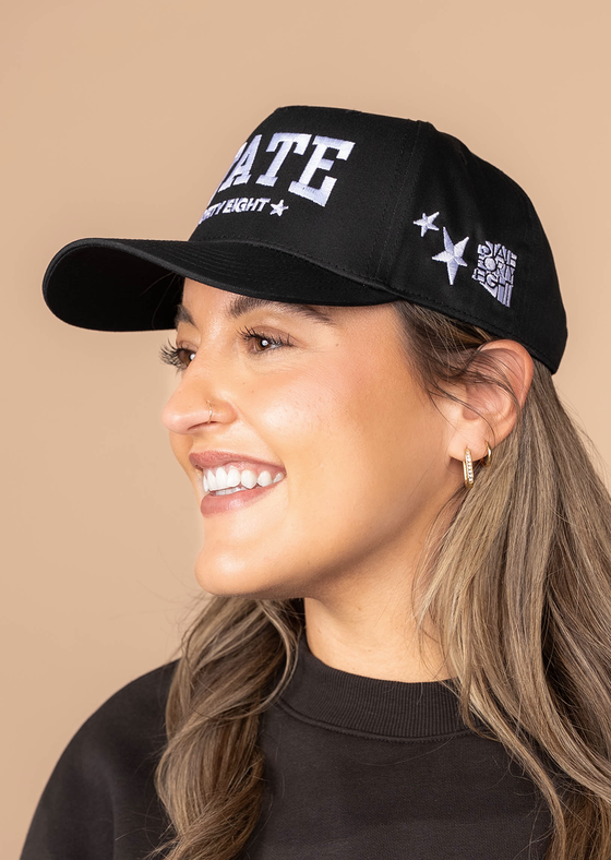 Frame Snapback Outpost Hat | Black & White 