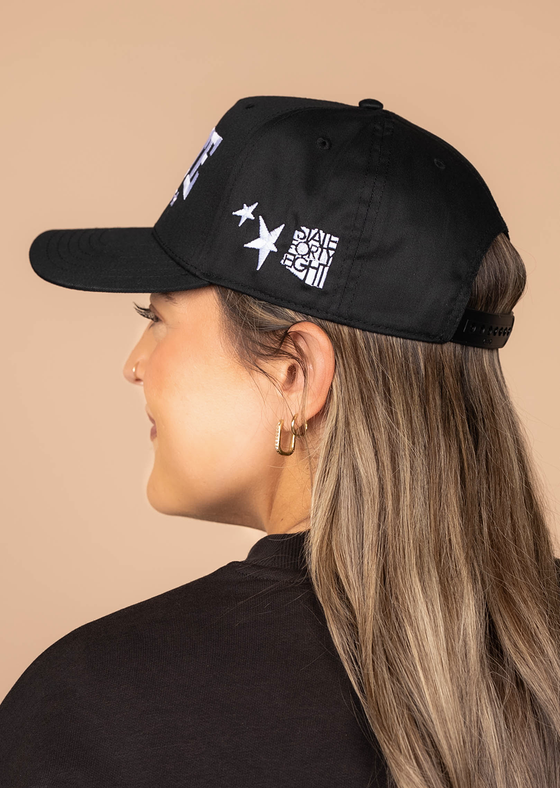 Frame Snapback Outpost Hat | Black & White 