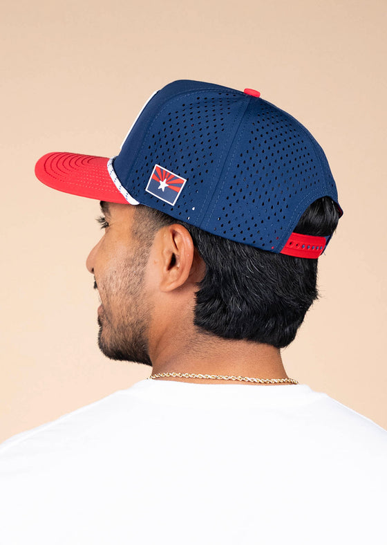 Frame Snapback Rope Hat Patriotic | Red, White, & Blue