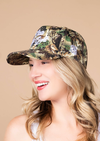 Frame Snapback Hat Cursive Rope | Camo & White - State Forty Eight